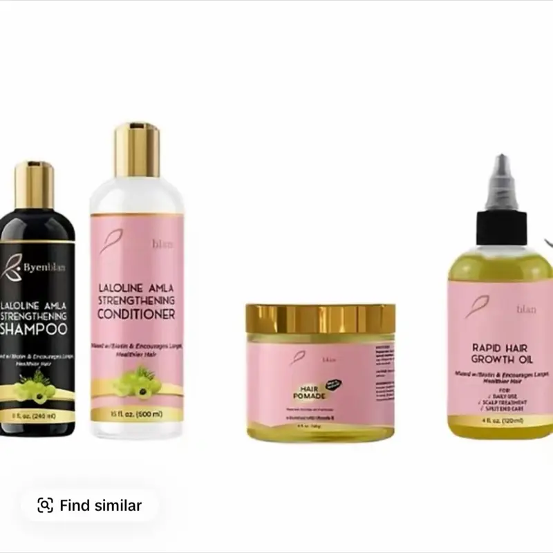 Byenblan Hair sets shampoo oil , Pomade and Conditioners  encourages  healthierhier hair and hair set Rosemary  Angan  hair care plant nourishing Angan  oilBiotin Restore
