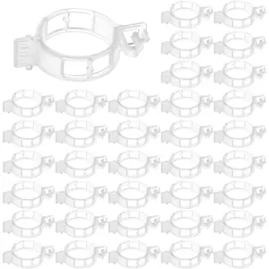 100 Pieces of Plant Fixing Clips, Plastic Clips for Fixing Plants, Tomato Vine Clips, Plant Fixing Clips, Climbing Plant Gardening Clips, Grapes and Vine Vegetables
