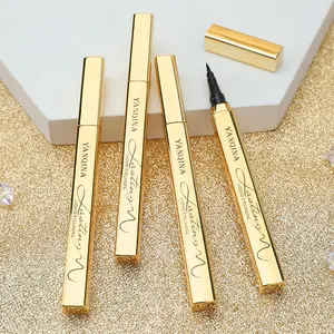 Waterproof Liquid Eyeliner Pen - 24H Long Lasting, Smudge-proof, Quick Dry, 0.3mm Ultra Fine Tip Black Eye Liner Makeup for Beginners