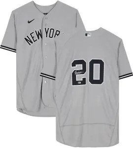 Jorge Posada New York Yankees Autographed Gray Nike Replica Jersey - Fanatics Authentic Certified