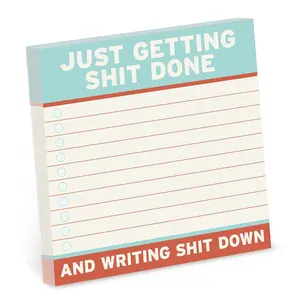 Just Getting Shit Done - Large Sticky Notes