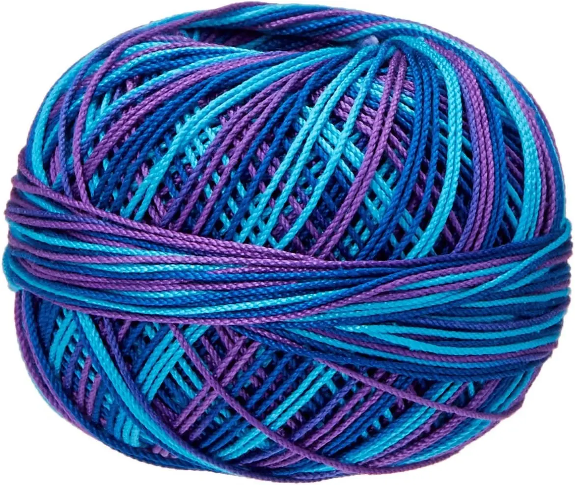 Handy Hands Lizbeth Egyptian Cotton Crochet Thread, Tatting Thread, and Knitting Thread Lace Size 10 (25 Grams 122 Yards) – HH10122 - Carribean Gift