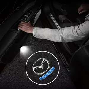 Led HD Car Door Logo Welcome Light Projector Lamps For Mazda 3 6 2 5 CX5 CX3 Atenza MX5 CX7 Axela CX30 CX90 CX60 CX50 MX30 CX9