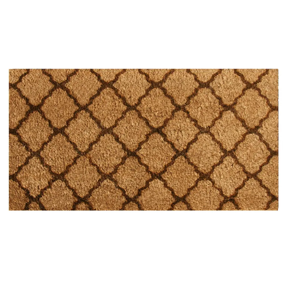 Rubber-Cal "The Moroccan" - Outdoor Coir Mats - 18" x 30"