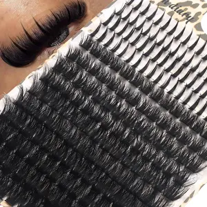 2-In-1 Faux Eyelash Clusters, 120D Long 10-19mm Pointed Tip Lower Lashes, 220 Pieces Thick Individual Lashes, DIY Pointed Tip Lashes, Cartoon Style Lash Clusters, Mink Fur Lash Strips, Thick Type