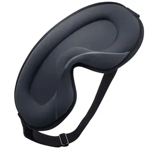 Sleep Mask 3D Eye Mask - Adjustable Straps for Men & Women, Cool Pressure Relief, Powerful Shading Sleep Mask for Outdoor Travel, Yoga