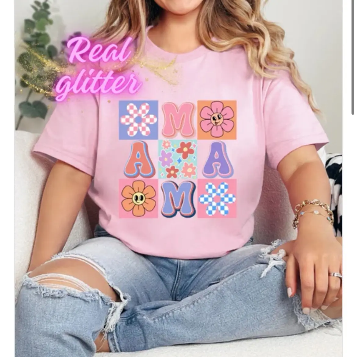 Mama Glitter DTF Press