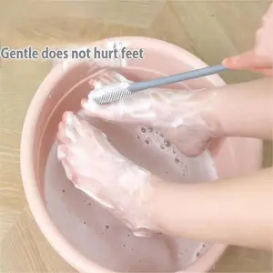 Ergonomic foot hydrotherapy scrub brush, exfoliating massage brush, back scrub and hand movements - gentle shower accessories, home hydrotherapy accessories, body shower accessories, body scrub brush for deep cleaning and relaxation, Body Scrubber