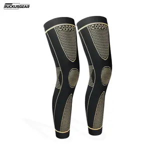 Compression Leg Sleeves Full Length - Knee Support for Basketball, Cycling & Arthritis, Sports Gear for Men Women