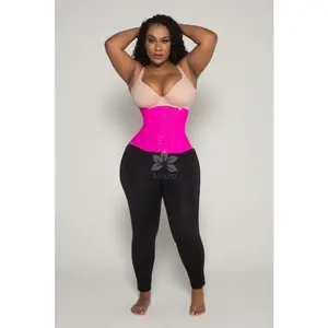 4203 Waist Trainer Latex, Hot Pink
