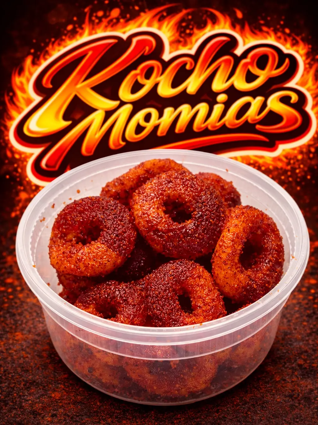 Peach Rings Enchilados- Sweet and Spicy Candy