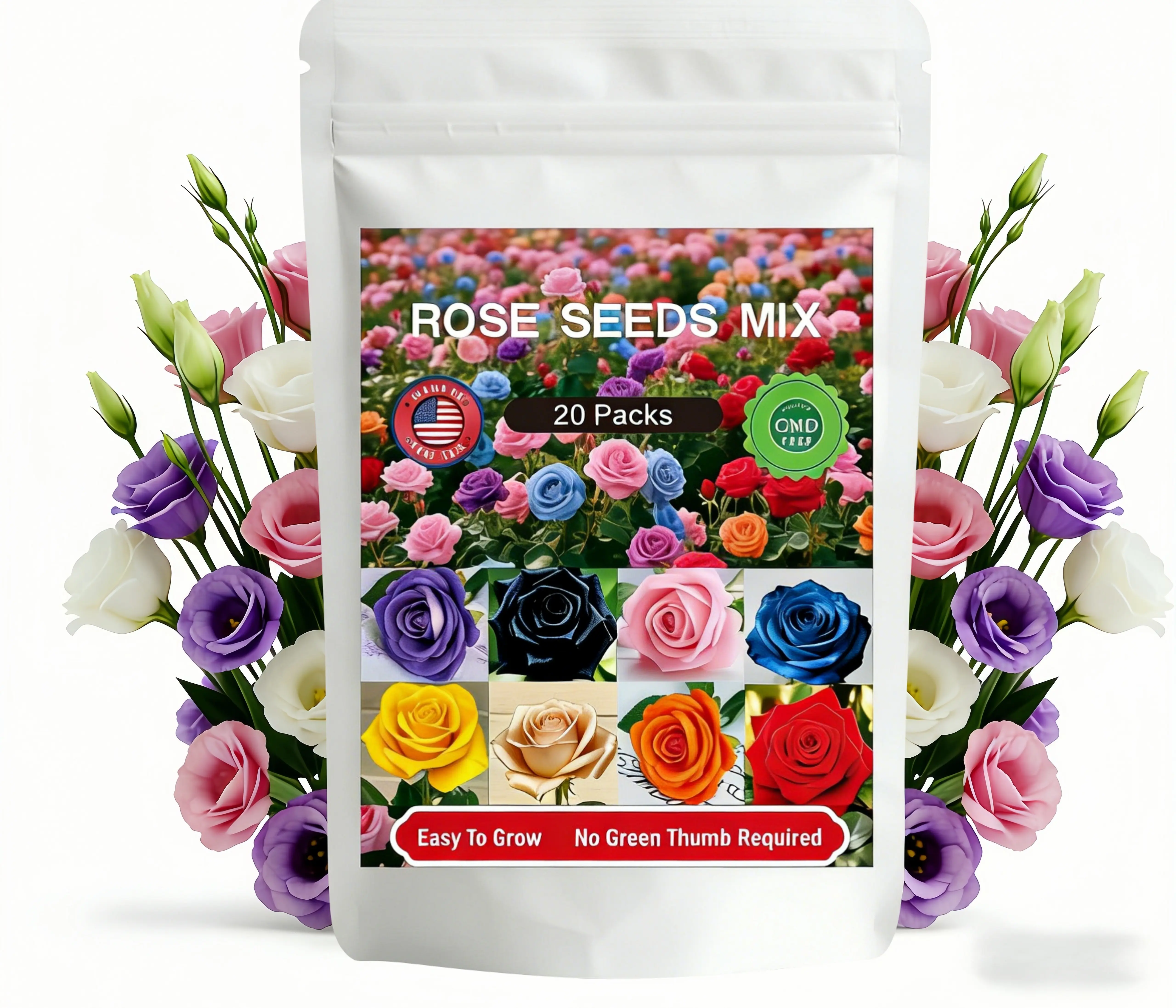 Mixed Rose Seeds For Garden Planting Colorful Rose Blooms Cut Flowers Home Garden Decor And Outdoor Spaces