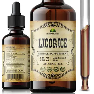 Licorice Root Extract 2oz - Glycyrrhiza Glabra Digestion Restore Respiratory Health Fatigue & Immunity Support Vegan
