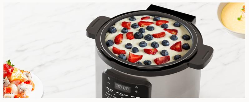 9 in 1 Electric Pressure Cooker 6 Quart, Steamer, Warmer & Sterilizer, Slow Cooker, Rice Cooker,  Multi-Functional Smart Pot, Stainless Steel