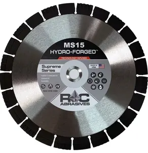 ROC Abrasives: MS15 - Hard Concrete, Granite & Paver Diamond Blade