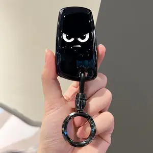 ACEBOY for BMW Key Fob Cover with  Keychain for BMW Accessories, Upgraded Soft Key Case for 1 3 4 5 7 Series GT3 5 M3 X3 4 6 Smart Key Shell