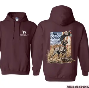 Straight Up Southern Hunting Dog Hoodie - Sweatshirt - TShirt, German Shorthaired Pointer Pheasant Hunting Hoodie, Bird Dog Shirt, Gift For Hunter & Dog Lovers
