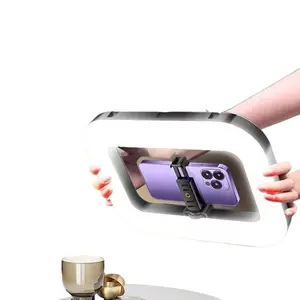 Rechargeable Fill Light Phone Selfie Light, Portable Handheld Stabilizer with Fill Light, Professional Selfie Light for Video Recording, Home Decor, Cell Phone Light