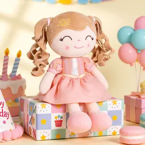 Gloveleya Princess Doll Best Birthday Gift for Little Girls, Soft birthday Gift Plush Toy, Adorable Cuddle Doll for Toddlers and Kids, Perfect Holiday Room Decor Premium Material Decorative Lovely Room Decoration