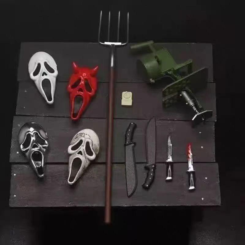 Ghostscream Ghost Face 7-Inch Action Figure, Halloween Collectible Model, High-Quality Toy Gift for Fans & Kids, Perfect for Display, Articulated Figures