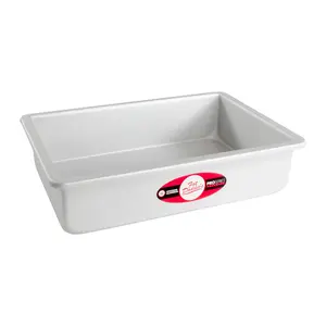 Fat Daddio's POB-7113 Anodized Aluminum Sheet Cake Pan, 7 x 11 x 3 inch