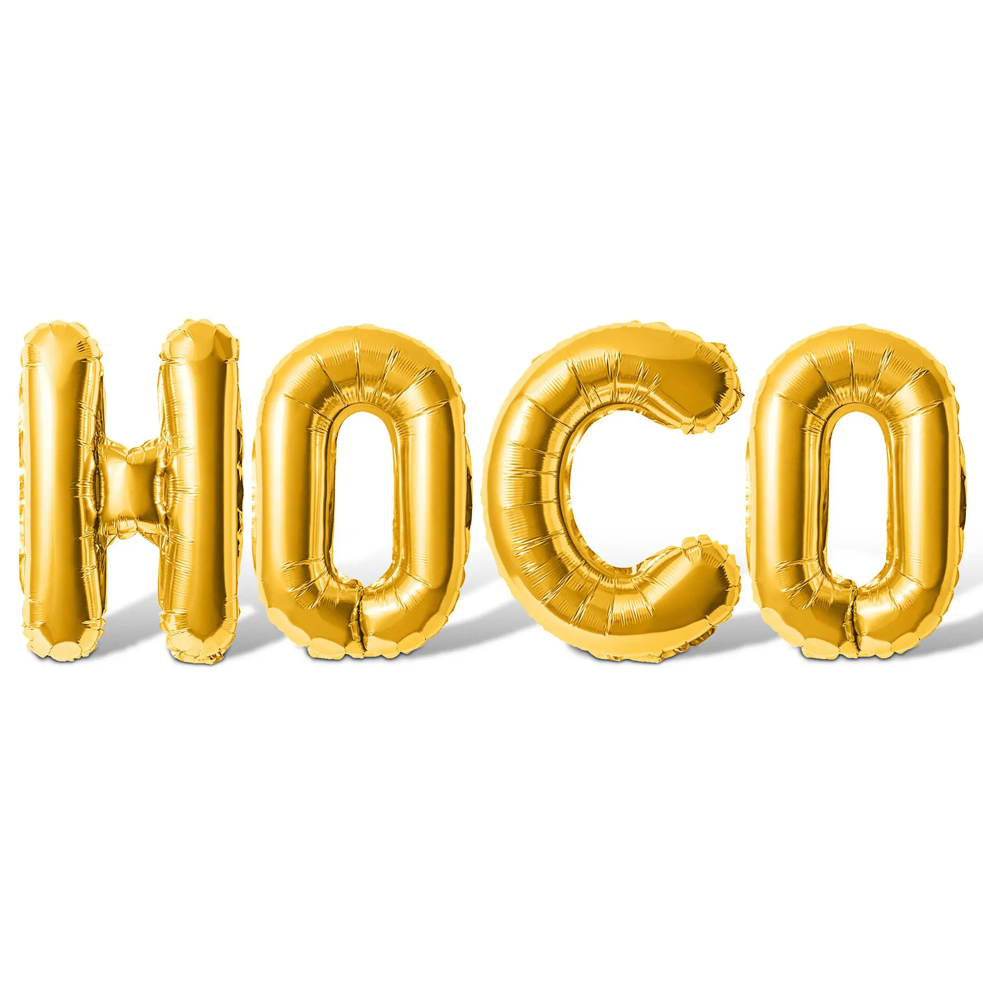 Letter Balloons - HOCO 16" Inch Alphabet Letters Foil Mylar Balloon Homecoming Party Banner