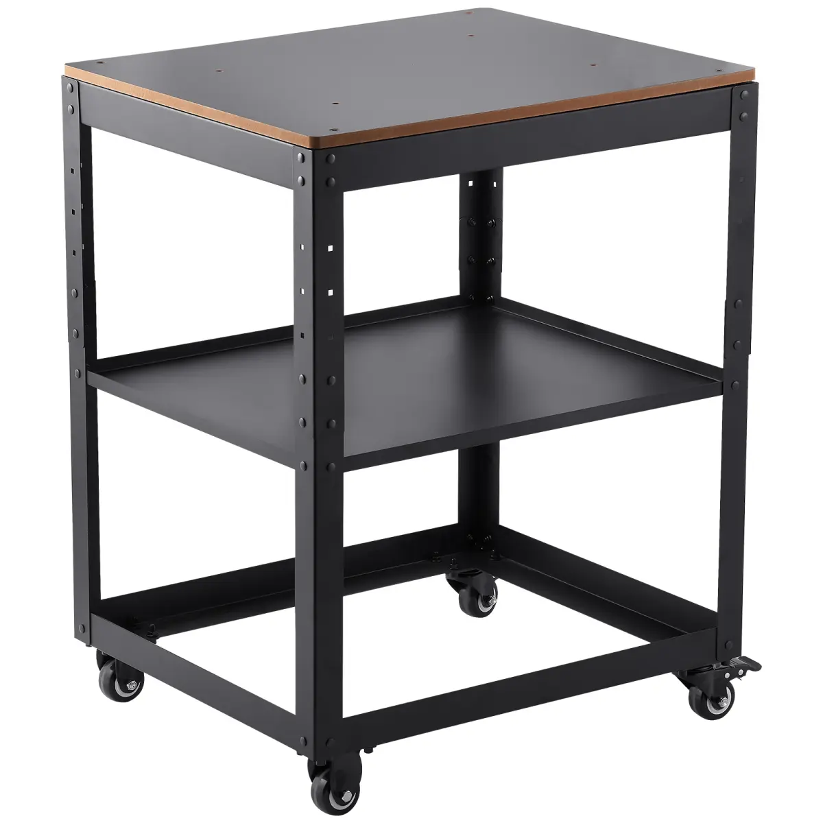 Planer Stand, 100 lbs / 45 kg heavy loads, Three-Gear Height Adjustable Thickness Planer Table,with 4 Stable Casters & Storage Space, for most planers, saws, bench-top machines, power tools