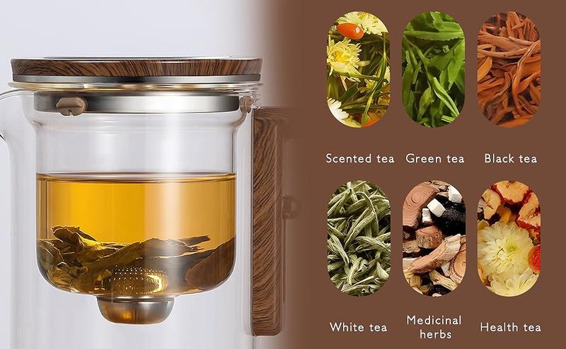 Enchanted Tea Pot, Magic Witchcraft Enchanted Glass Teapot with Strainer -600ML/800ML Teacup glass teapot Steel Modern Butterfly Serving Enchanted Tea Pot, Magic Witchcraft Enchanted Glass Teapot with Strainer -600ML/800ML Teacup glass teapot Steel Modern Butterfly Serving