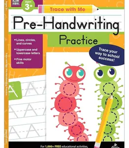 Carson Dellosa Trace With Me: Letter Tracing for Kids Ages 3-5, ABC Letter Tracing & Handwriting Practice Workbook for Kids PreK and Up, Trace Letters Alphabet Handwriting Practice for Preschool   Paperback – April 9, 2018
