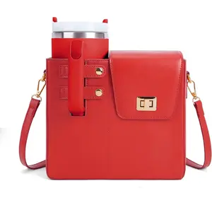Stanley Purse Cup Holder Bag- Outdoor Portable Crossbody Bag for Stanley Cup Tumbler Purse
