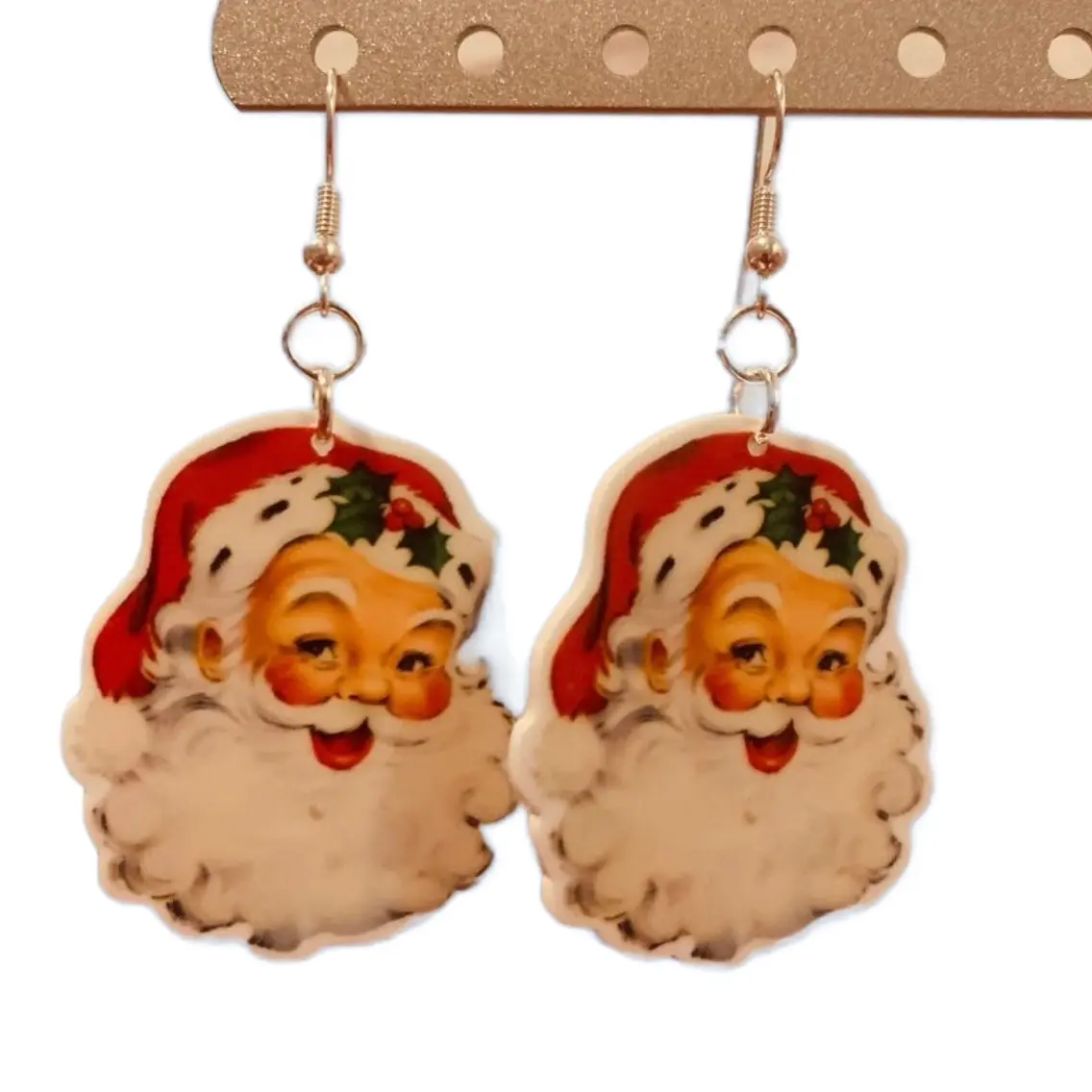 Santa Earrings