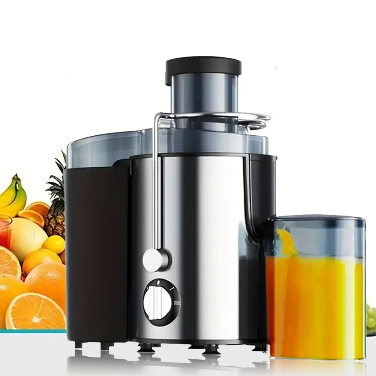 Multifunctional Automatic Juicer Blender, Electric Fruit & Vegetable Blender, Fully Automatic Household Kitchen Appliances, Stocking Fillers Gift