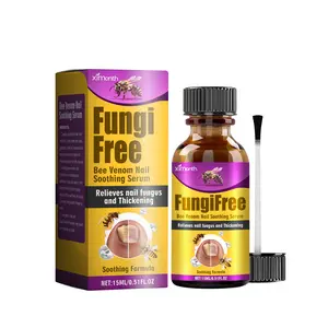 Ximonth Bee Venom Grey Nail Care Solution, For Hand And Foot Nails Cleansing Nutrition Repair Brightening Rotten Nails Thickening