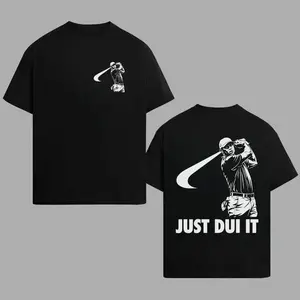 Funny Tiger W00ds Mugsh0t Just Dui Style T-Shirt, Golf Shirt, Novelty Graphic Tee, Unisex Golfing Gift Shirt for Men and Women 208