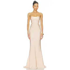 Shani Shemer Rose Maxi Dress in Pink Blush