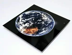 [Sale off up to 50%] [Free ship] [No Frame] Artemis II Earth Metal Print, NASA Space Wall Art, High Definition View - Free Shipping