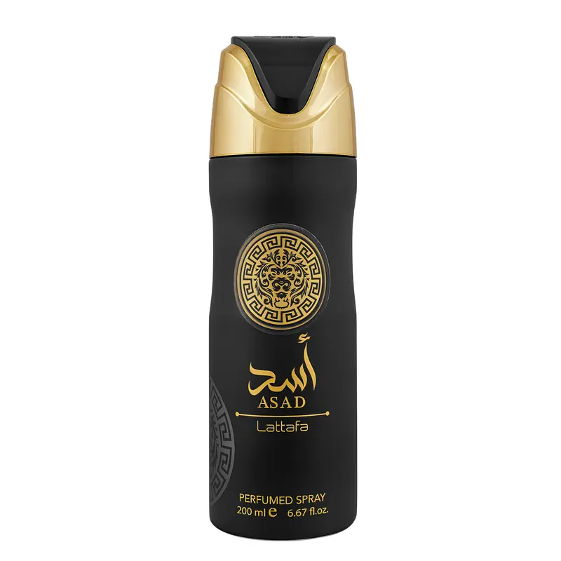 Lattafa Asad for Unisex Perfumed Deodorant Spray, 6.67 Ounce