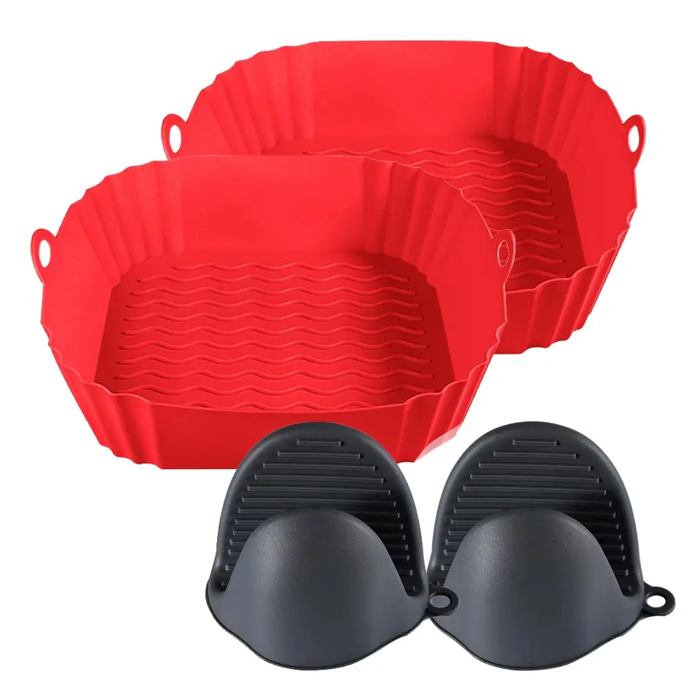 4-Piece Silicone Baking Mats Set, Silicone Baking Sheet, Heat Resistant Non-Stick Air Fryer Liners, Reusable Oven Pads, Dishwasher Safe Kitchen Accessories, Bakeware, Baking Tools, Baking Essentials