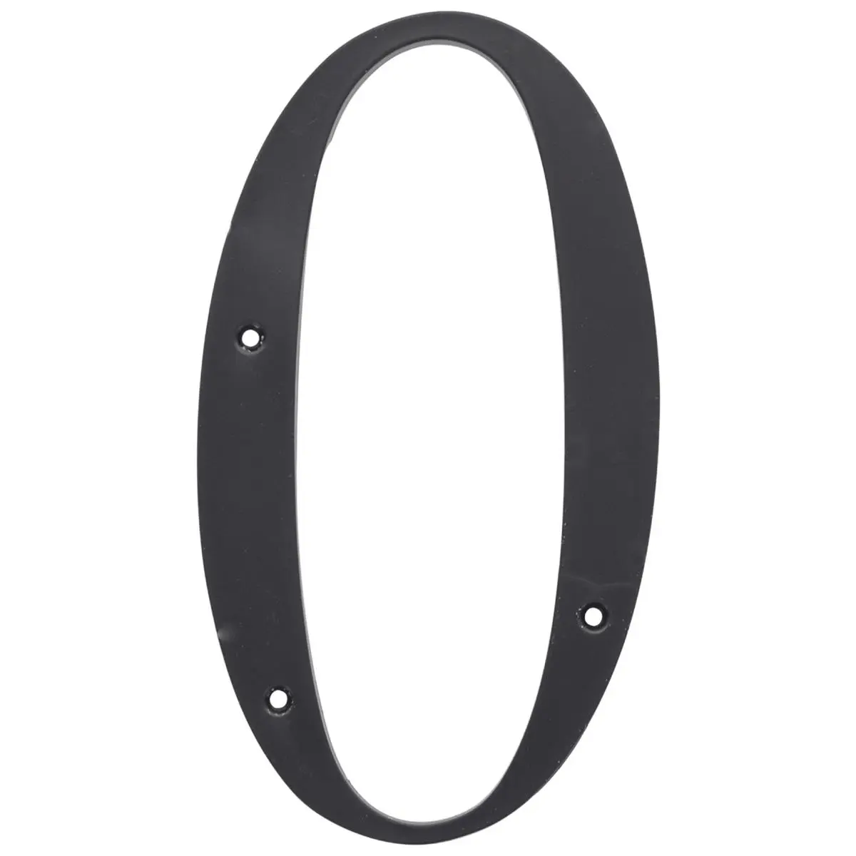 Hillman Group 847374 Simple and Classic 6 in. Nail-On Black Plastic House Number Signs - 3-Pack, Durable Address Display & Mailbox Sign for Home Decor, Mounting Hardware