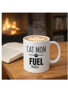 Cat Mom Fuel Mug — Personalized