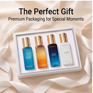 Unisex Perfume Set 4x20ml, Oud Woody Klub Ceo Fragrance, Long Lasting Travel Size Eau De Parfum, Gift Set for Men and Women