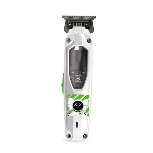 B-Way Professional Tools T-PRO Cordless Hair Trimmer Kit, 0-Gap DLC Blades for Precision Cuts, 7100 RPM Motor, 1800 mAh Battery with 3-Hour Runtime for Daily Salon Work