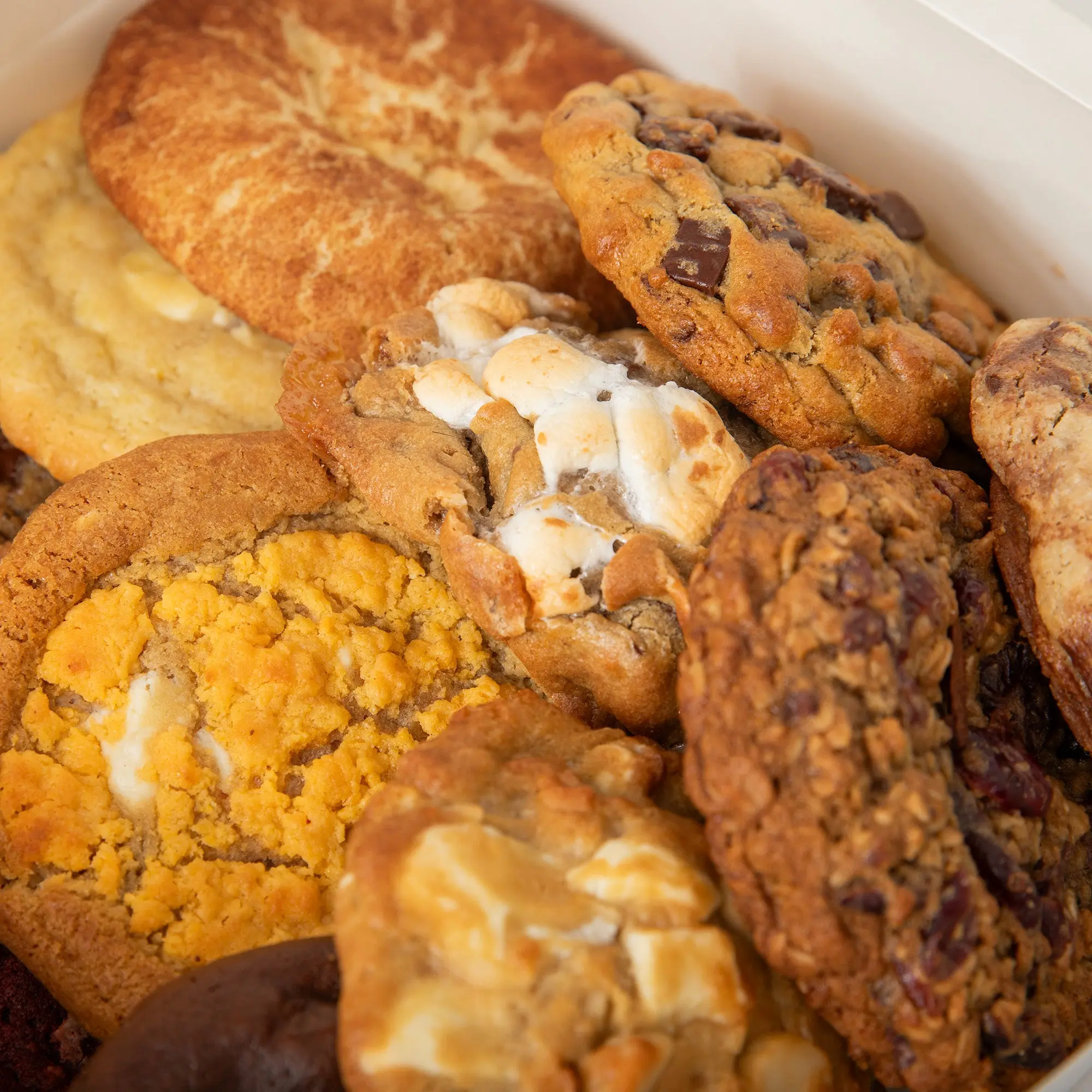 The Baker's Choice Boxed Baked Cookie Set - 12 Ambient Belgian Assorted Biscuits, Bold Egg-Infused Indulgent Snacks for Hosting, Ideal for Dessert Lovers