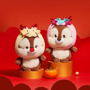 Disney Chip Dale Collection 12in. CNY Plush Toy -  Soft and Comfortable Healing Gift Cute, High Quality Plush Toy for Disney Fans
