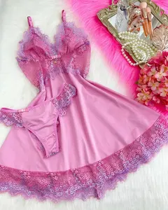 Luxury Unpadded Nightdress - Pink