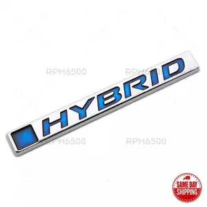 For Honda HYBRID Luggage Trunk Lid Logo Badge Nameplate Emblem Sport OEM Blue