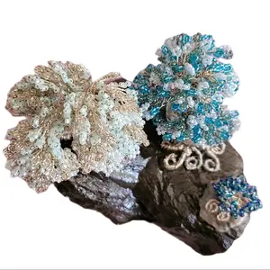 Bonsai Trees 3 Wire on Flat Rock - Ideal for Home Decor and Landscape Use
