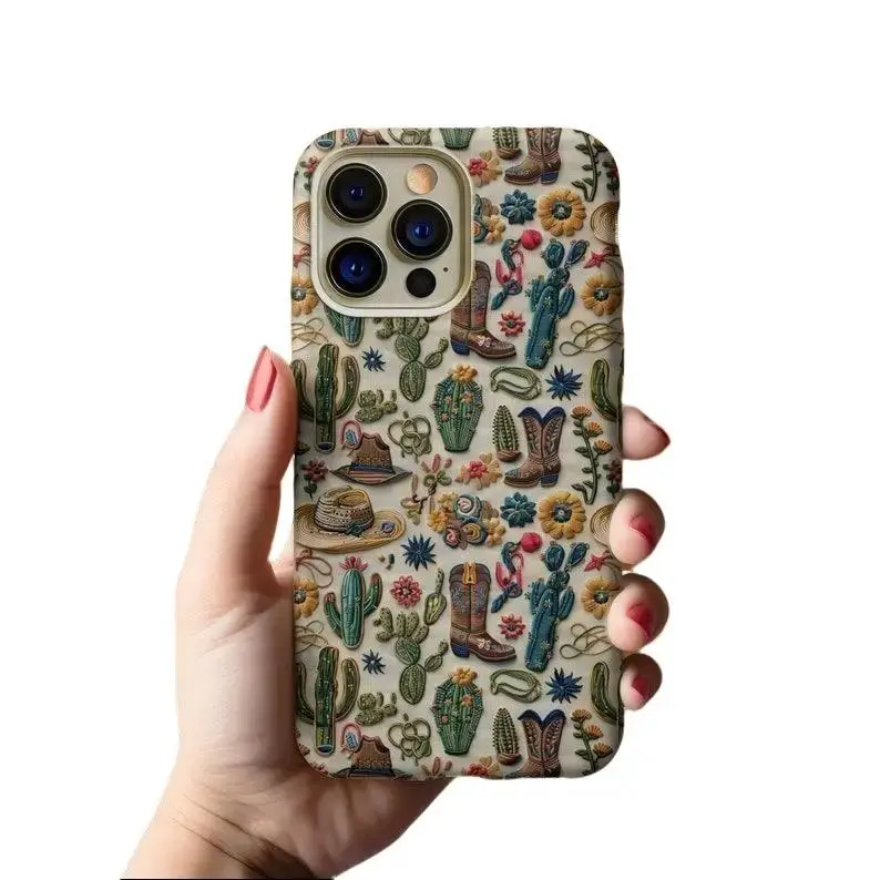 Embroider iphone case - TikTok Shop