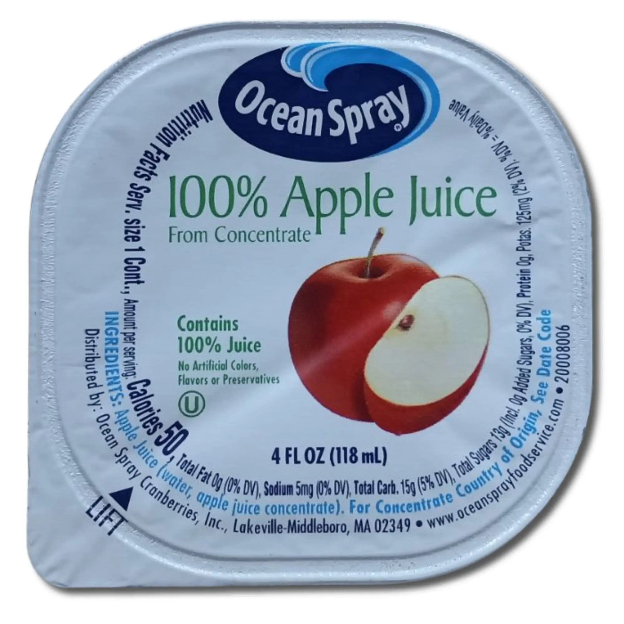 Ocean Spray Ocean Spray Apple Juice Mini To Go Cups, 24 Pack