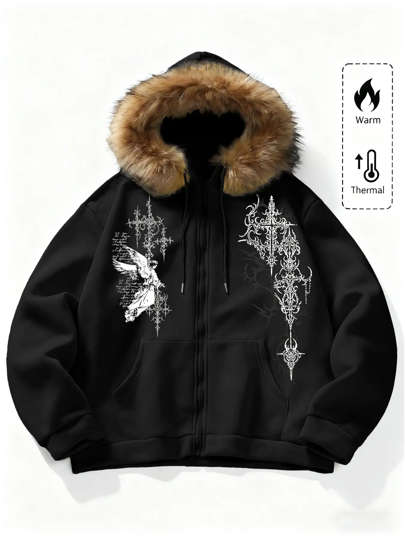 y2k graphic zip up hoodie - TikTok Shop